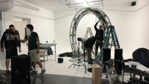building the portal at Cold Creek Productions studio